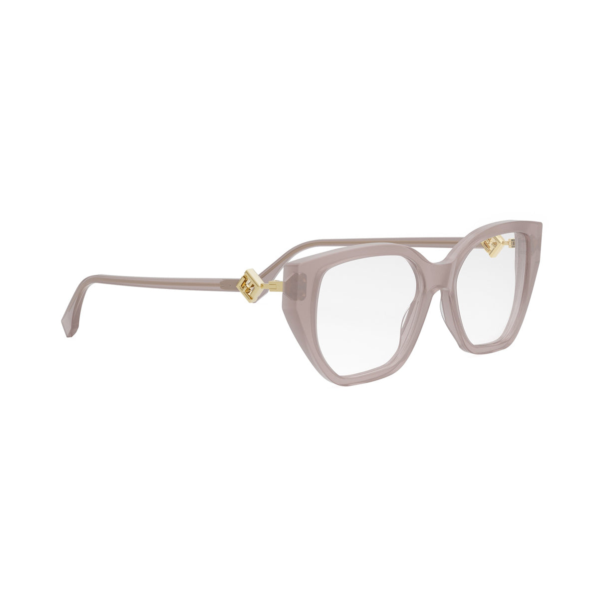 Fendi FE50100I FF DIAMONDS 072 Rosa Chiaro Acetate Occhiali Da Vista