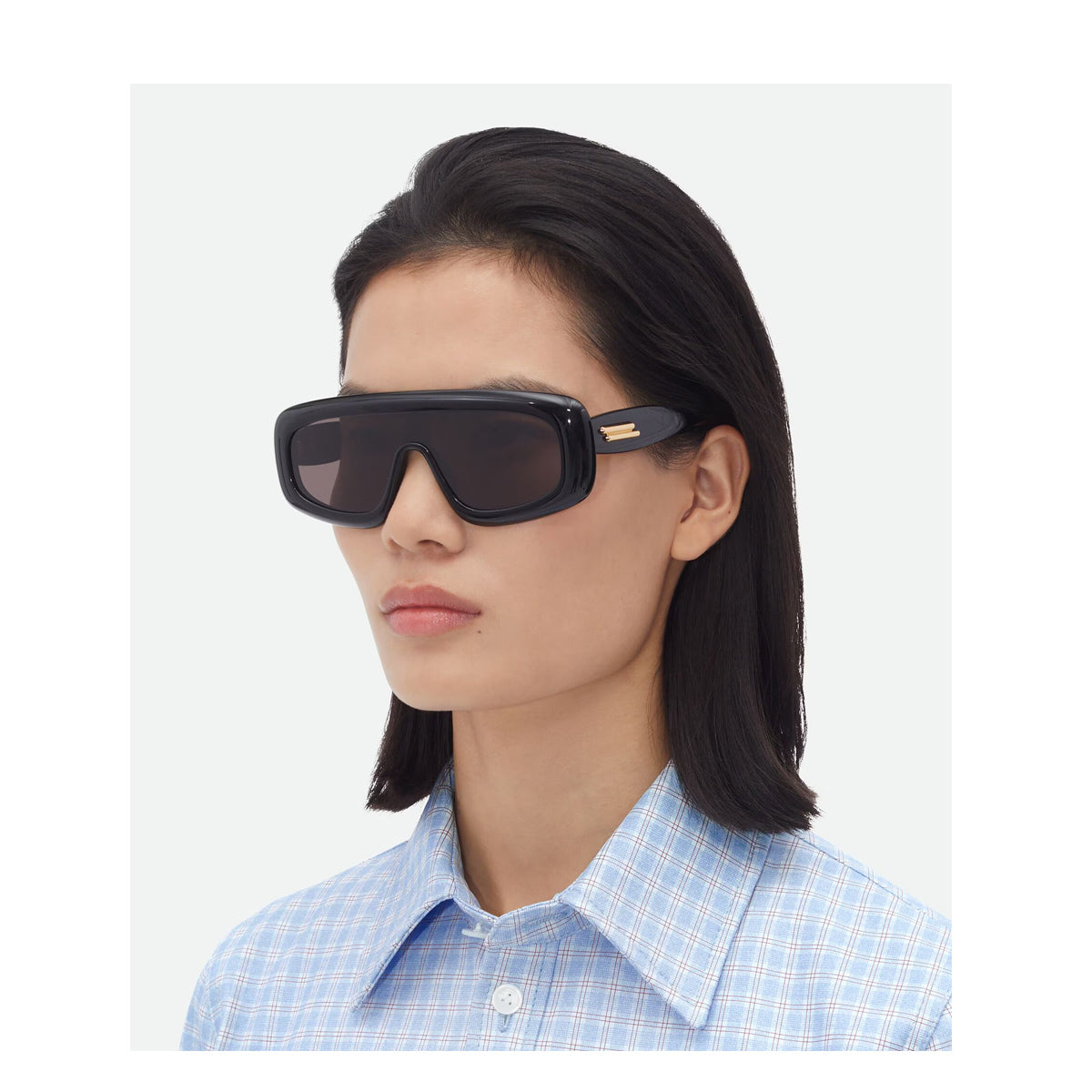 BV1281S LINE NEW CLASSIC 002 Havana Brown Marrone Recycled Acetate Occhiali Da Sole