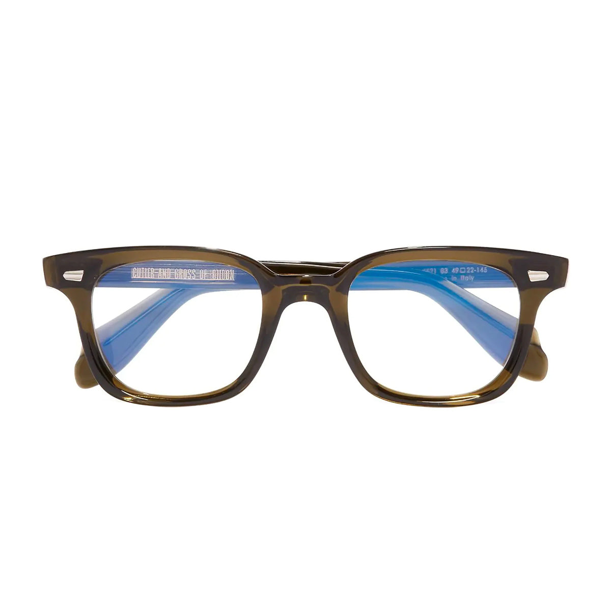 Cutler And Gross 9521 03 Olive Verde Acetate Occhiali Da Vista