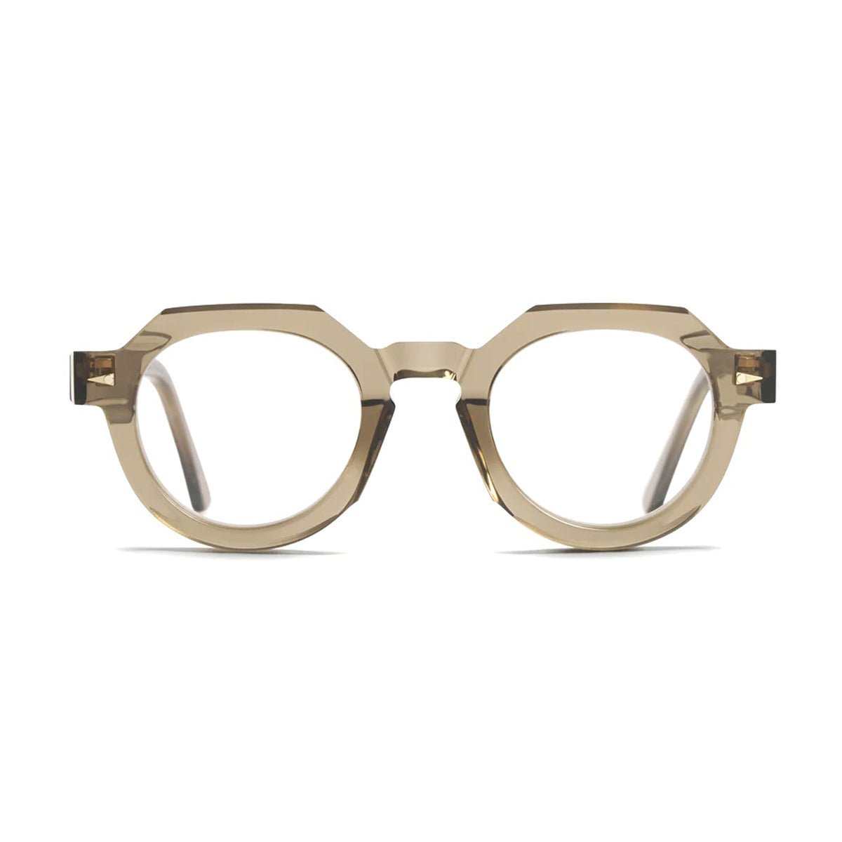 Ahlem Petits Champ Smokedlight Beige Acetate Occhiali Da Vista
