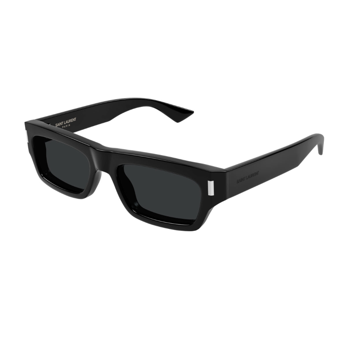 Saint Laurent SL 837 Linea Corner Angle 001 Black Nero Recycled Acetate Occhiali Da Sole