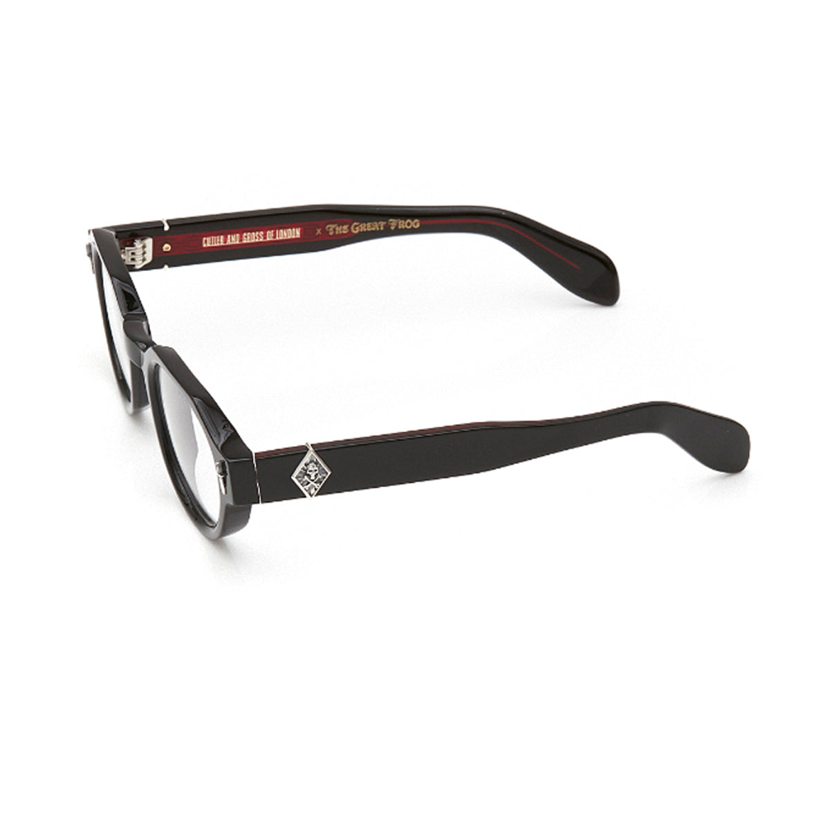 Cutler And Gross Great Frog 006 01 Nero Acetate Occhiali Vista