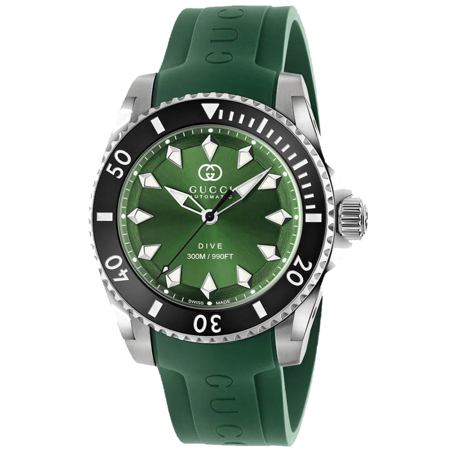 Gucci Mens Dive Green Watch