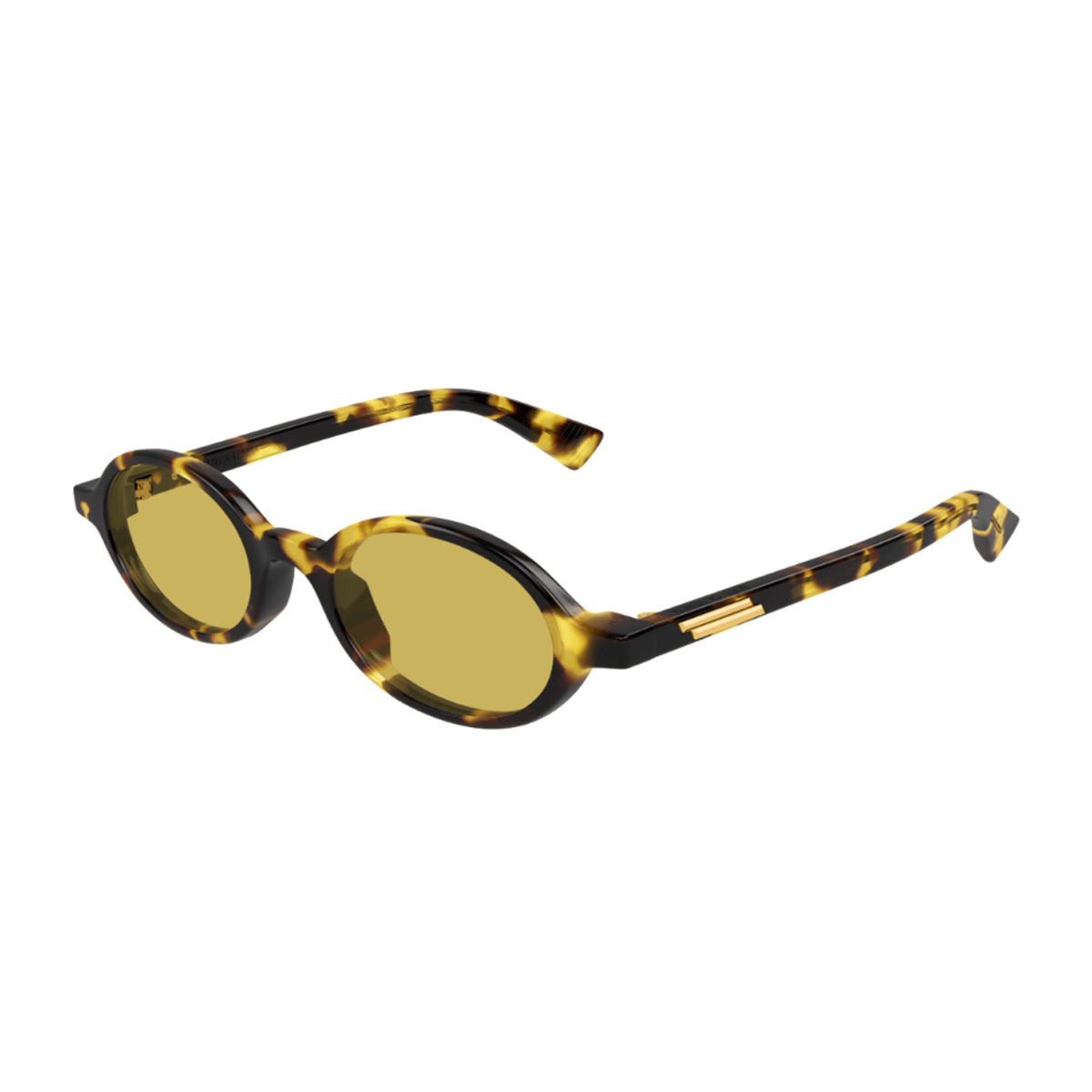 Bottega Veneta BV1388S Linea Ribbon 002 Havana Yellow Acetate Occhiali Da Sole