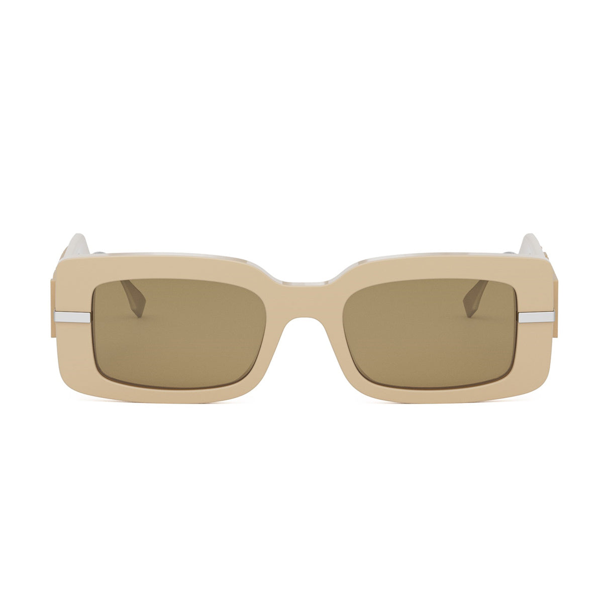 Fendi FE40133I Fendigraphy 57E Beige Acetate Occhiali Da Sole