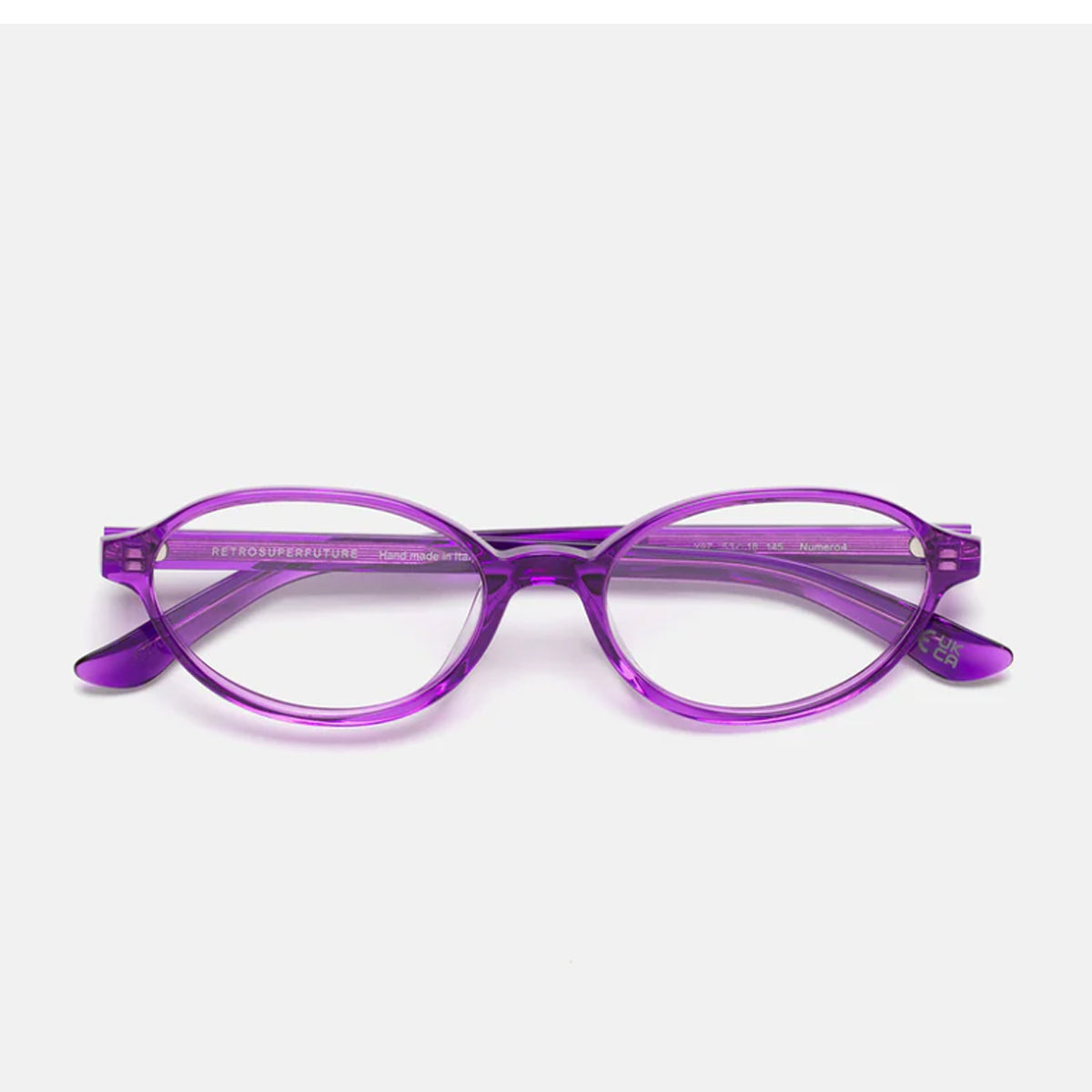 Retrosuperfuture NUMERO 04 LIGHT PURPLE Viola Acetate Occhiali Da Vista