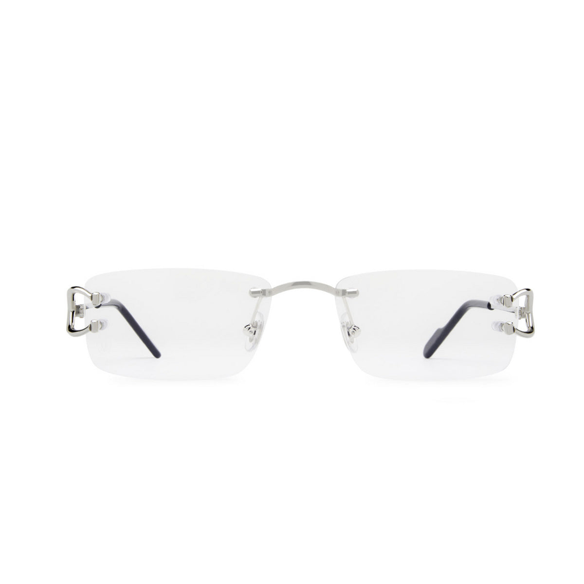Cartier CT0344O C di 002 Silver Argento Metal Occhiali Da Vista