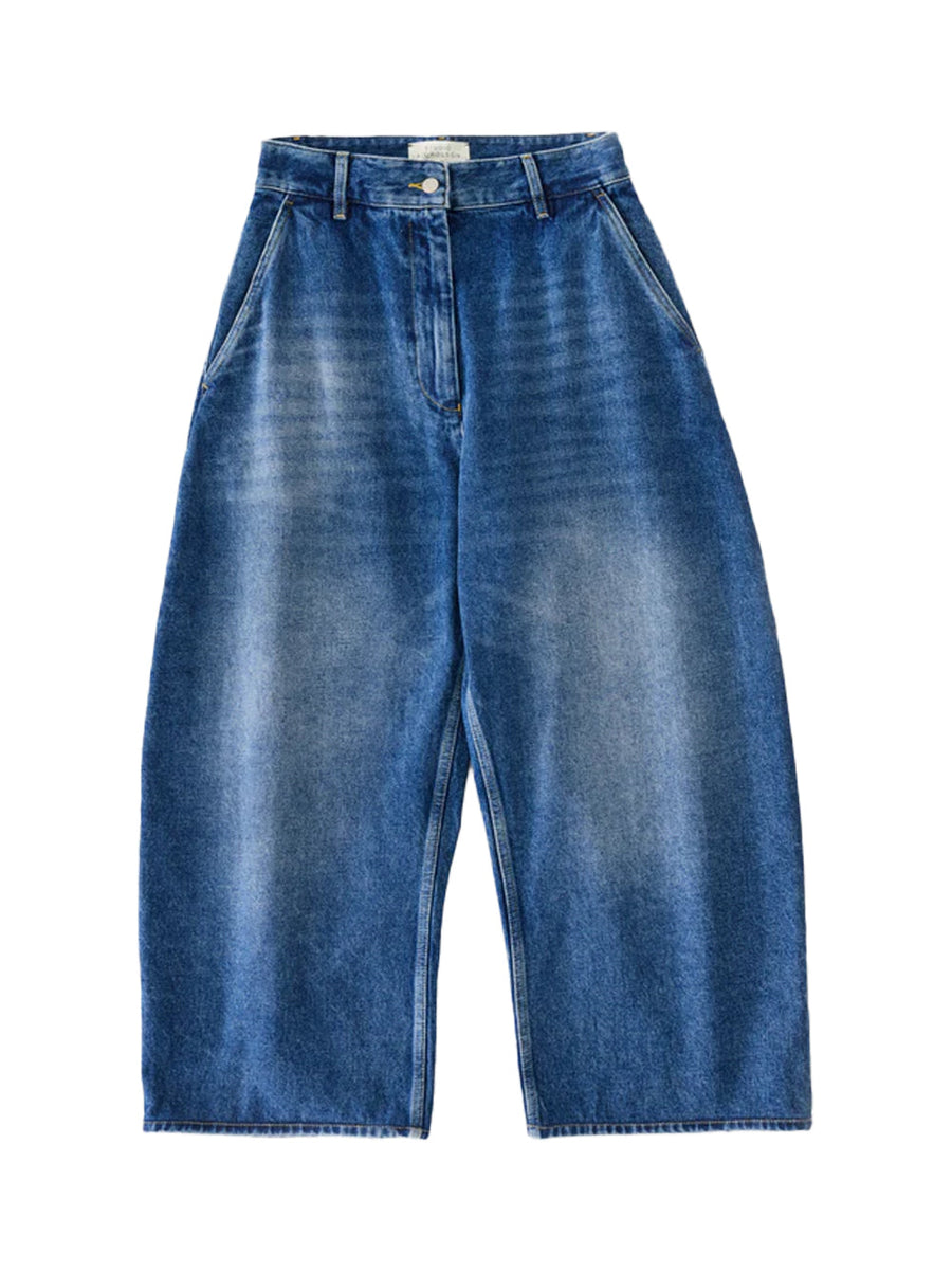 Studio Nicholson Chalco Denim Pant Women >> Rtw Trousersjoggers