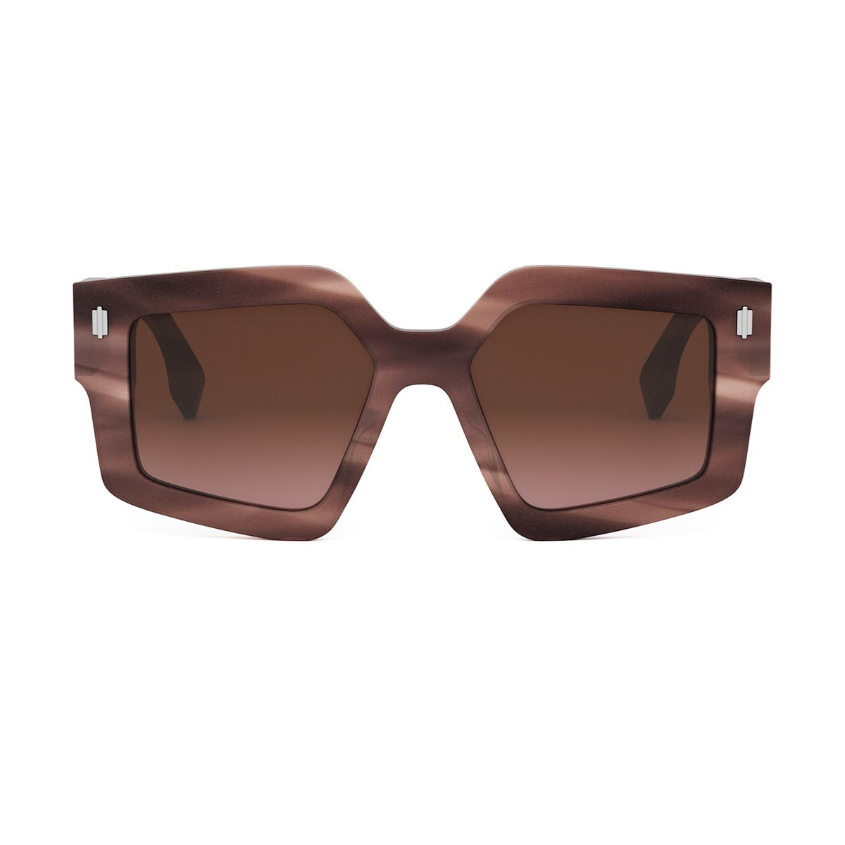 Fendi FE40162I 74F Rosa Lucido Acetate Occhiali Da Sole