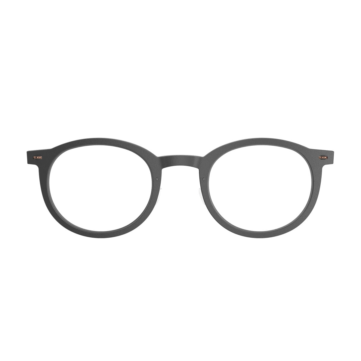 Lindberg N.O.W. 6636 D16 PU12 804 Nero Satinato Marrone Titanium Occhiali Da Vista