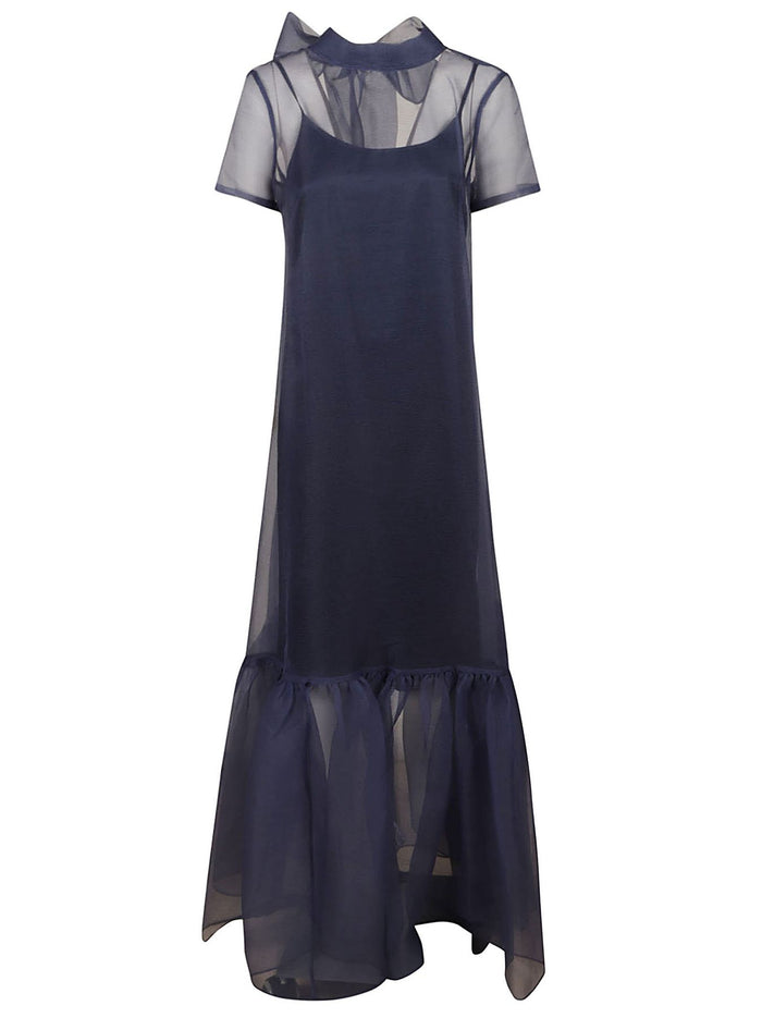 166-7607S Blu Polyester. made In China. Abito