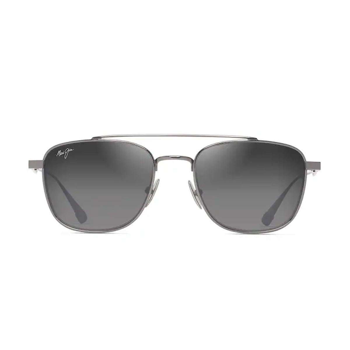 Maui Jim KAHANA grey shiny dark ru Grigio Titanium Occhiali Sole