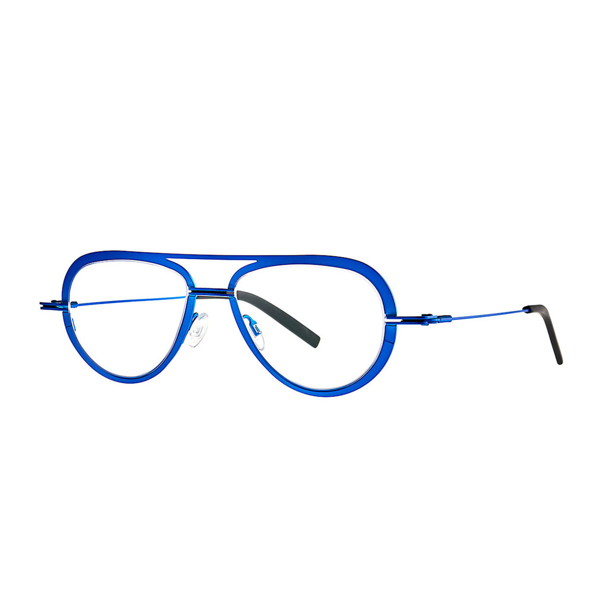 Theo Eyewear Crispy 601 Electric Blue Blu Titanium Occhiali Da Vista