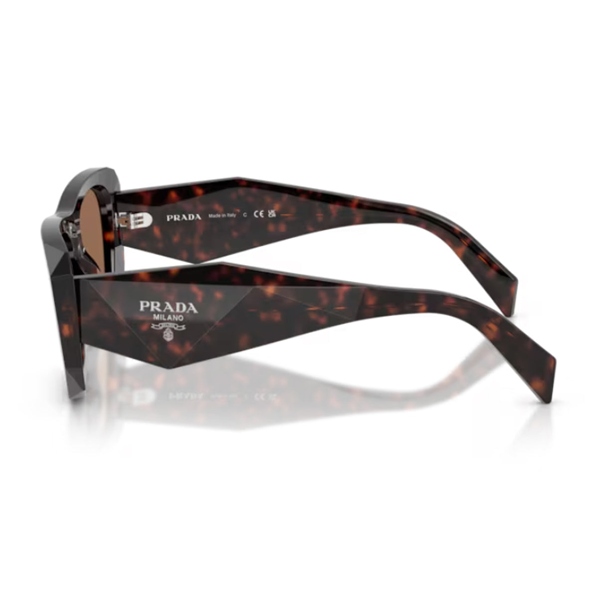 Prada PR B18S Symbole 17N06B Root Tartarugato Havana Acetate Occhiali Da Sole