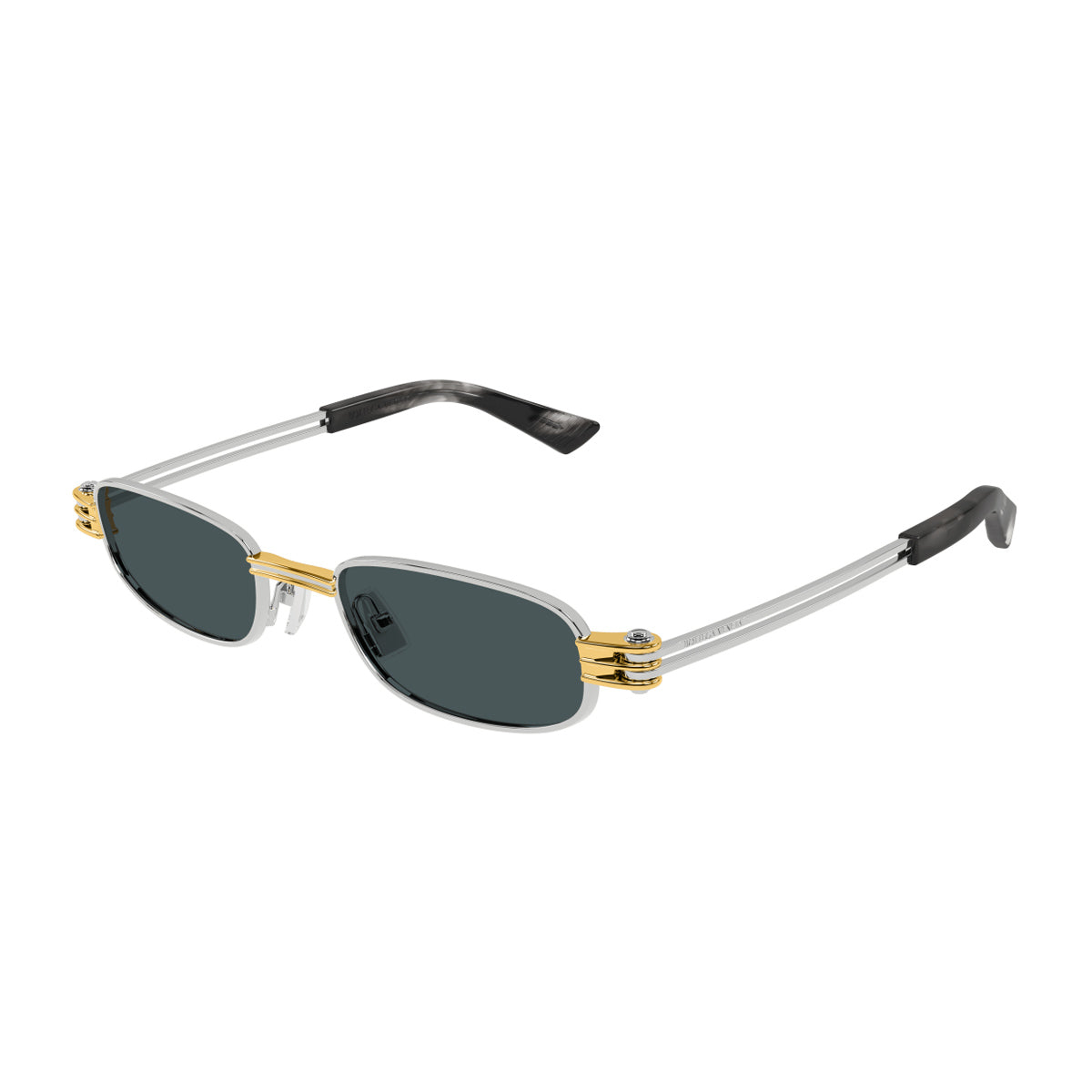 Bottega Veneta BV1381S Linea Other 003 Silver Blue Argento Metal Occhiali Da Sole