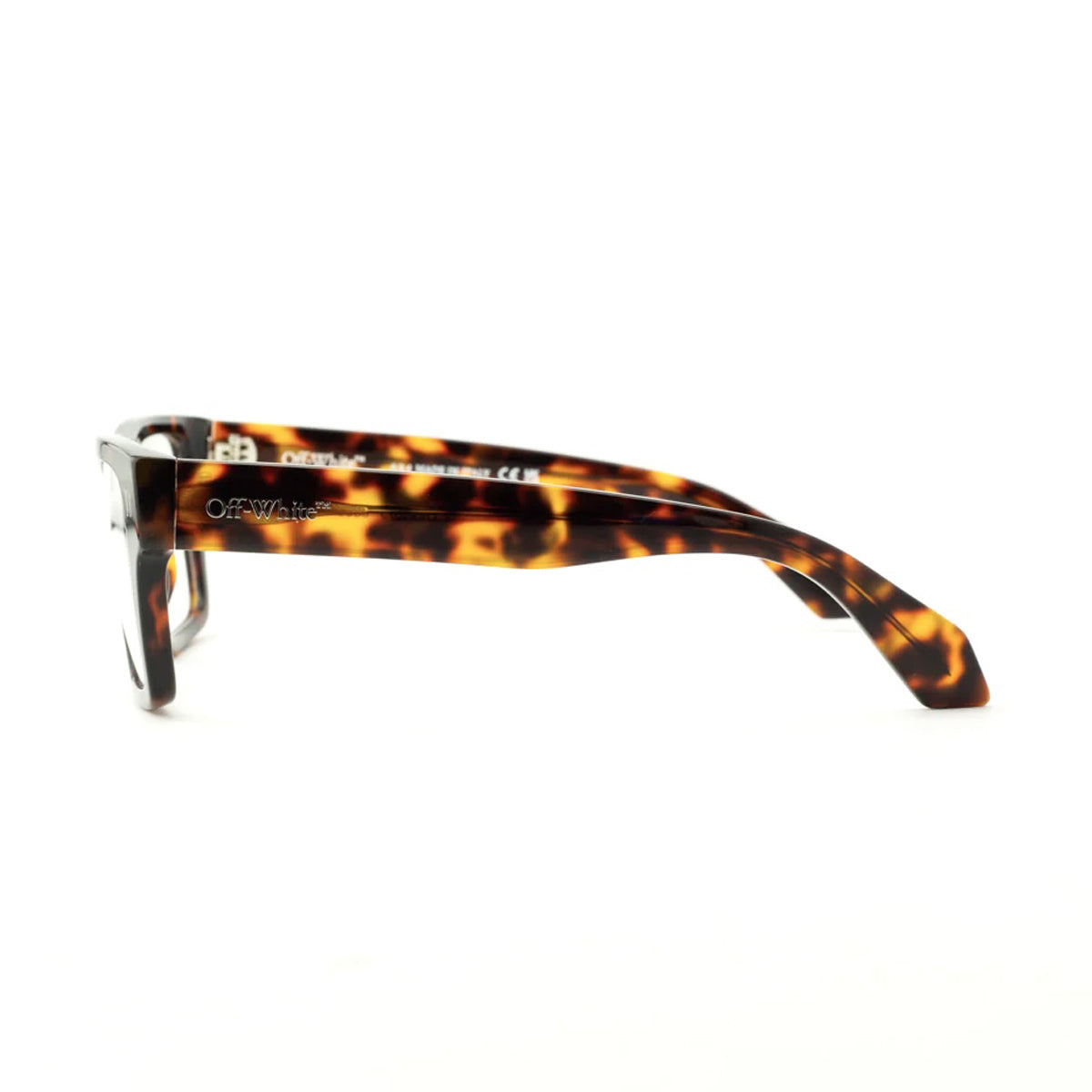 Off White OERJ075 STYLE 75 6000 Havana Blue Block Marrone Acetate Occhiali Da Vista