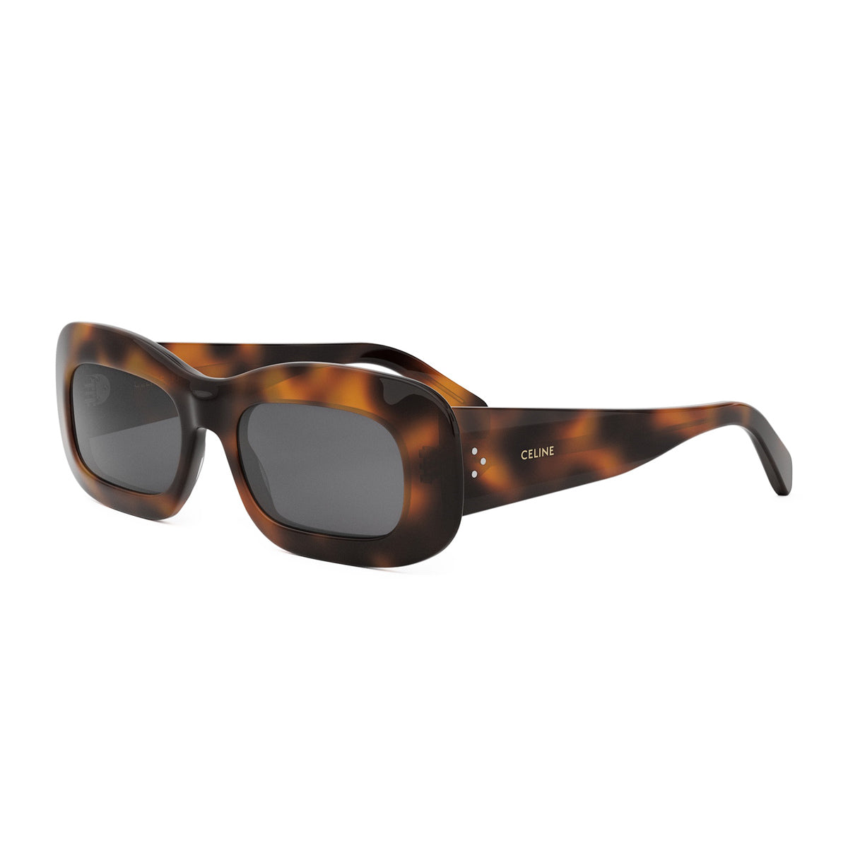 Celine CL40294I 3 Dots 53A Havana Marrone Acetate Occhiali Da Sole