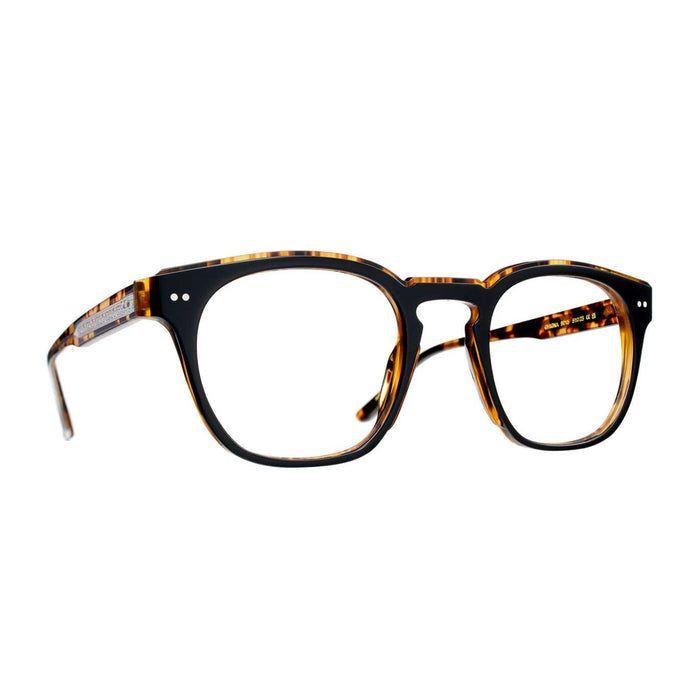 Talla Ghigna 9015 Black Havana Marrone Acetate Occhiali Da Vista
