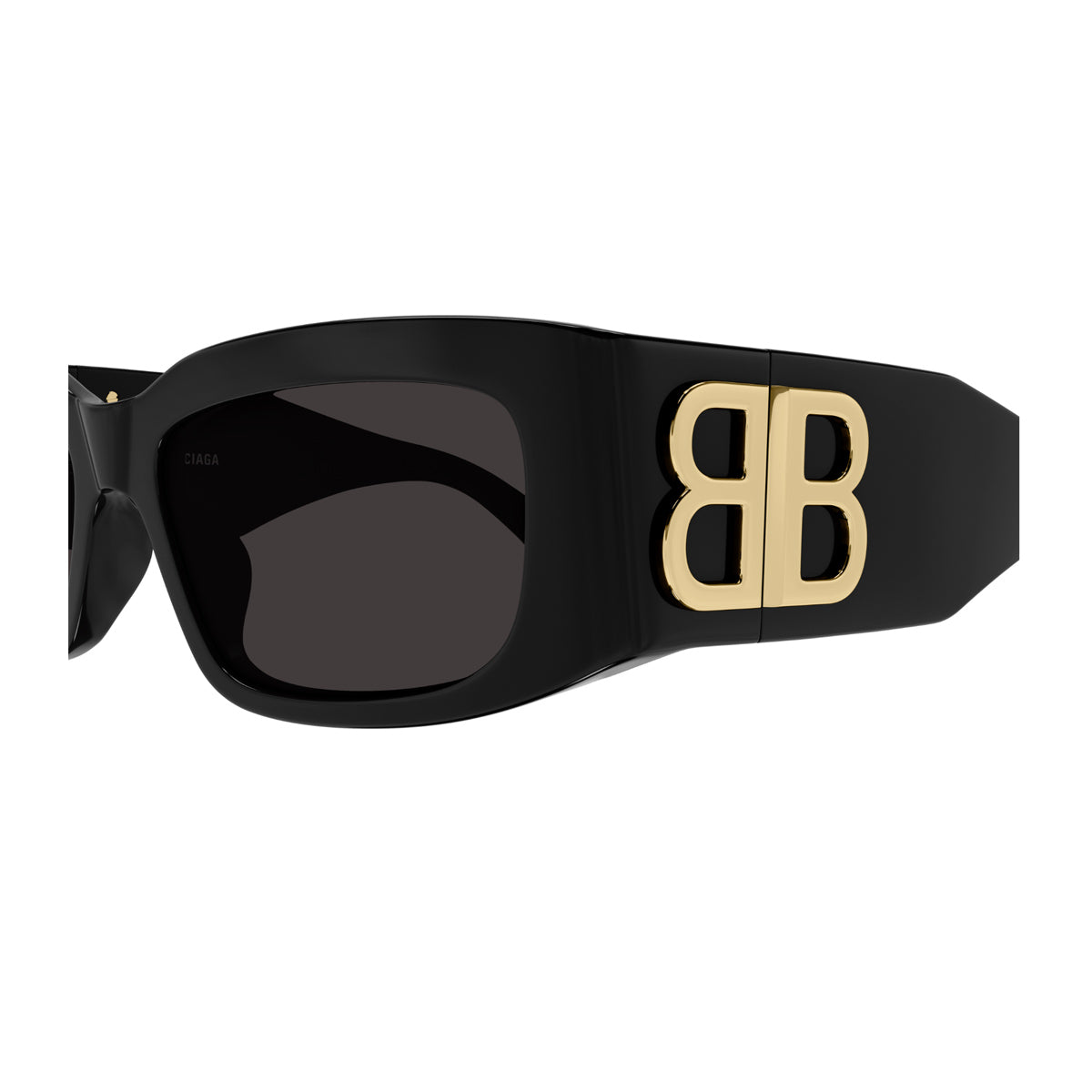 Balenciaga BB0360S Linea Everyday 005 Black Grey Nero Acetate Occhiali Da Sole