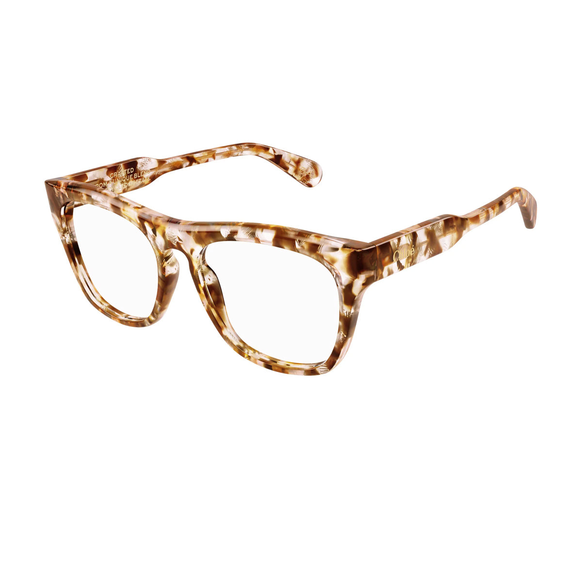 CH0191O 004 Beige Recycled Acetate Occhiali Vista