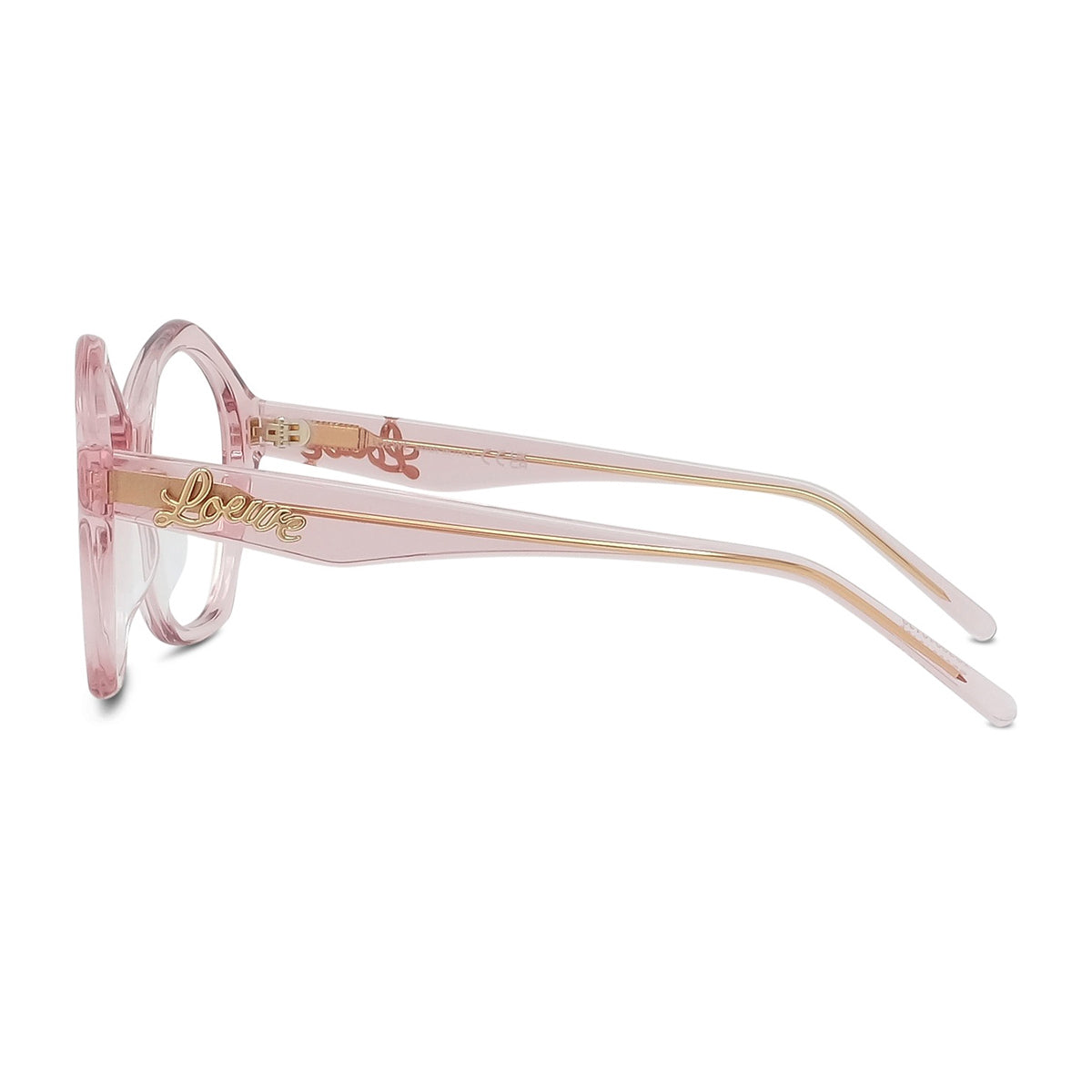 Loewe LW50053I Curvy 072 Transparent Pink Rosa Acetate Occhiali Da Vista