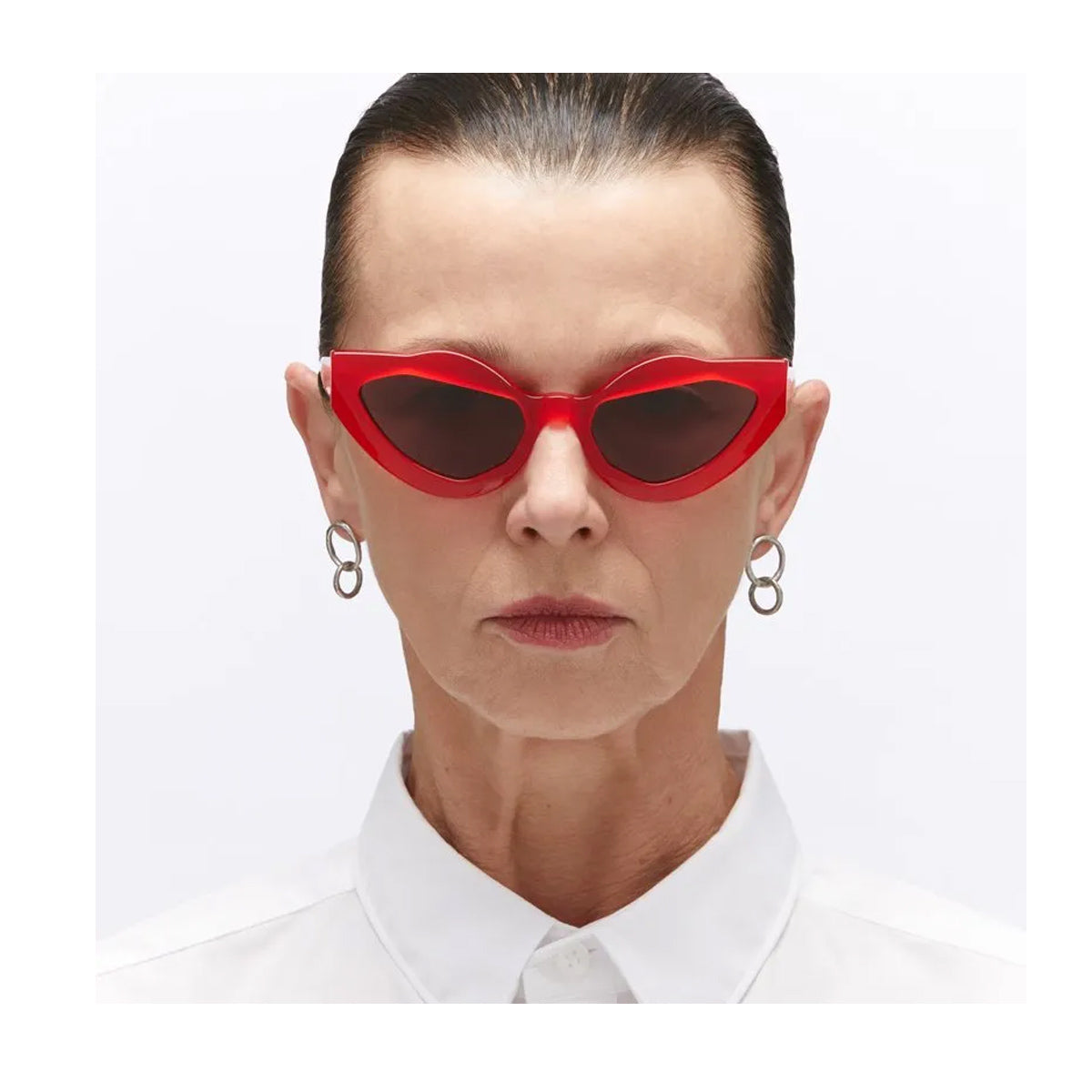 Maske Y8 RD 2GREY Rosso Acetate Occhiali Sole